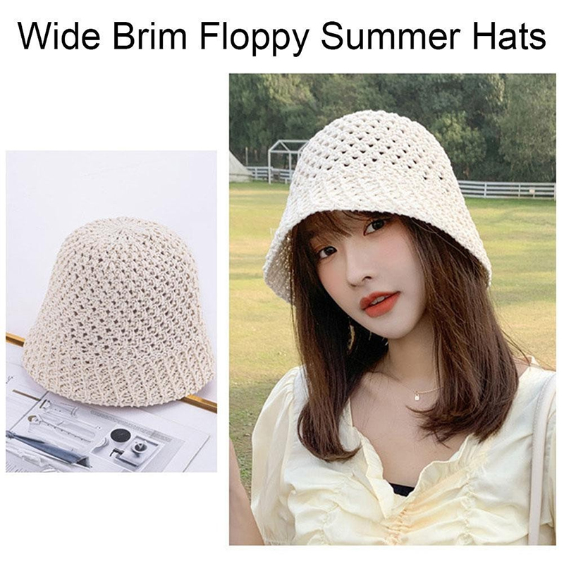 Hat Floppy Wide - Yeni Kızlar Güneş Şapkası Geniş Ağızlı
