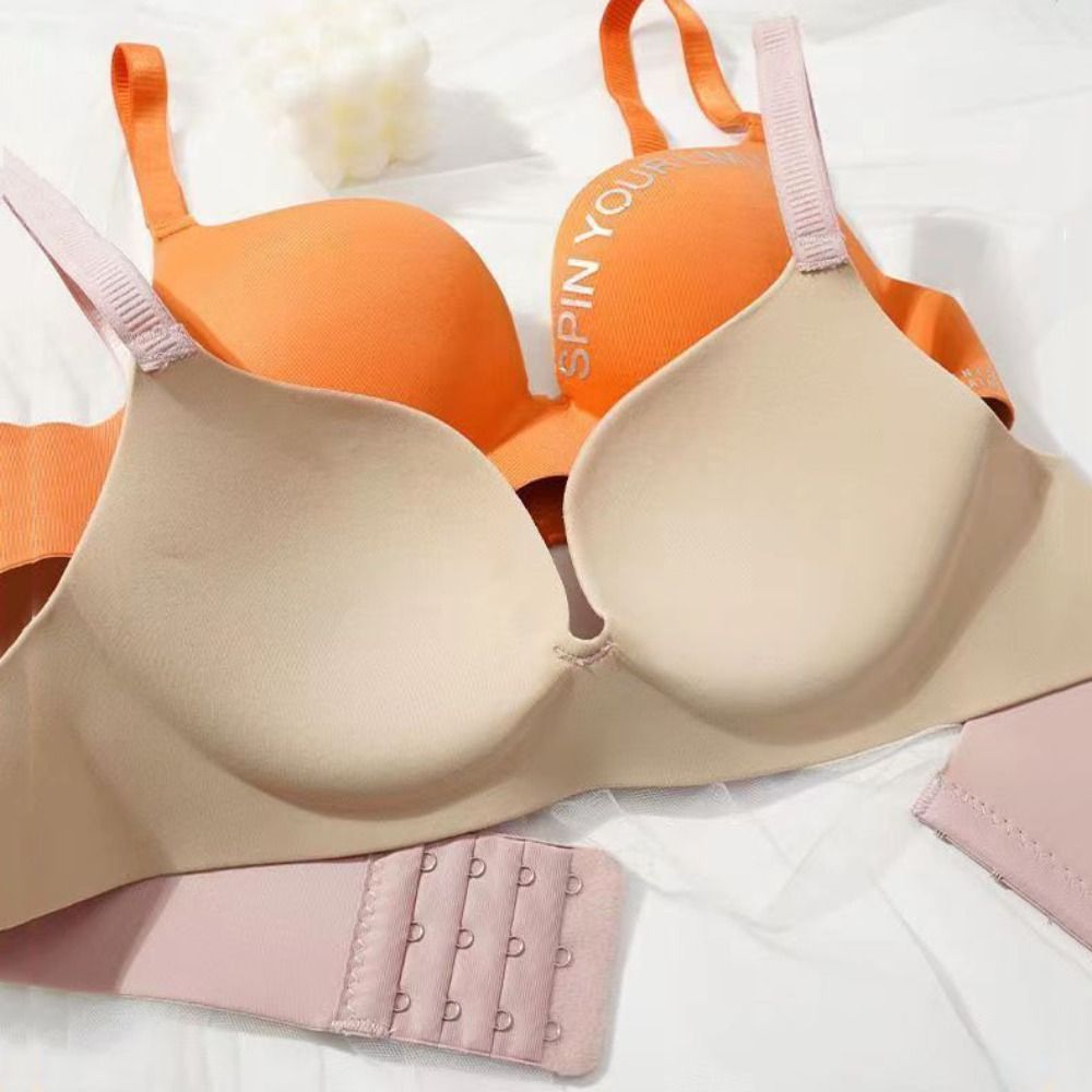 Bralette Triangle Set - Moda Harfli Desenli Kadınlar İçin Derin