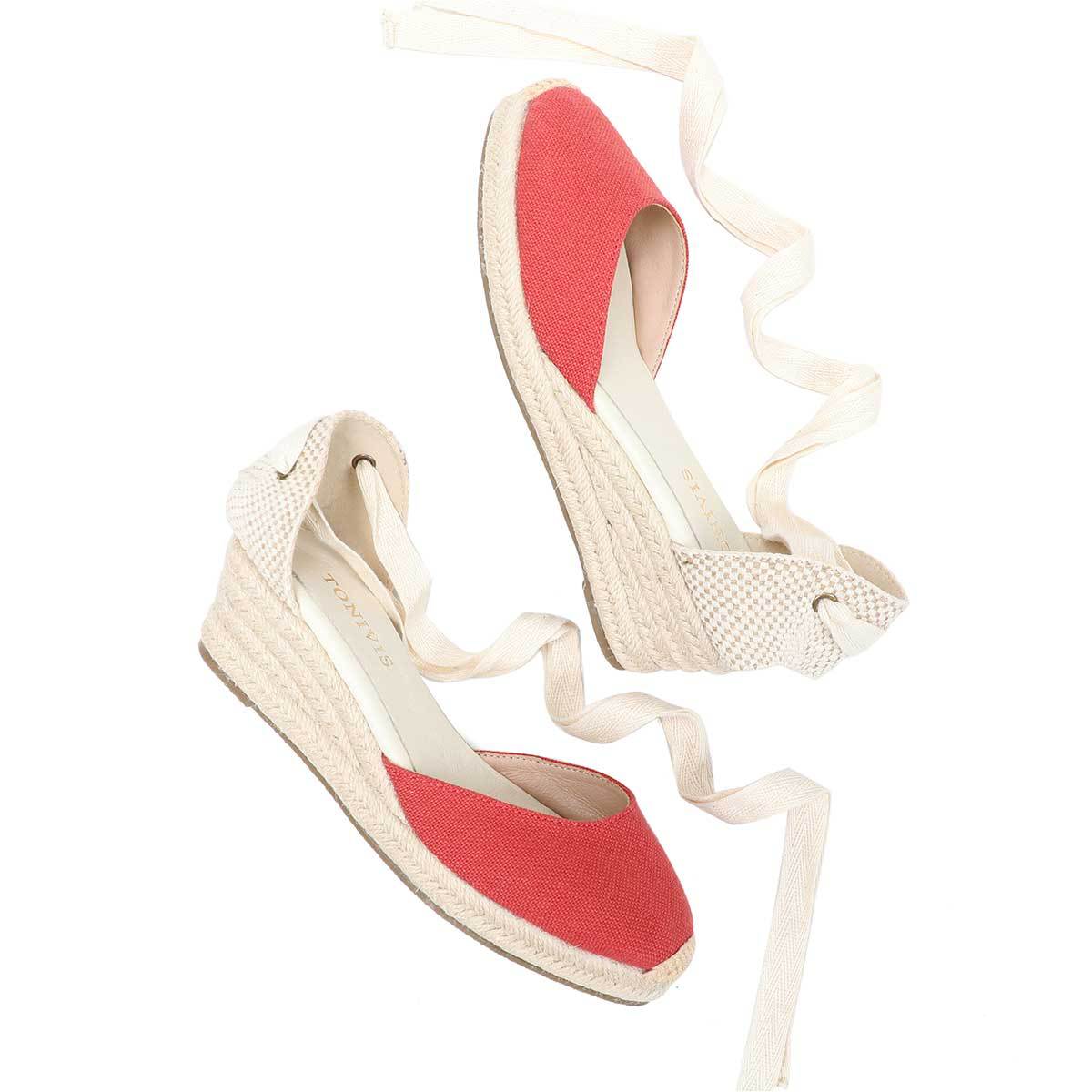 Wedge Espadrille Women - Kadınlar İçin Dolgu Topuklu Espadril Bağcıklı
