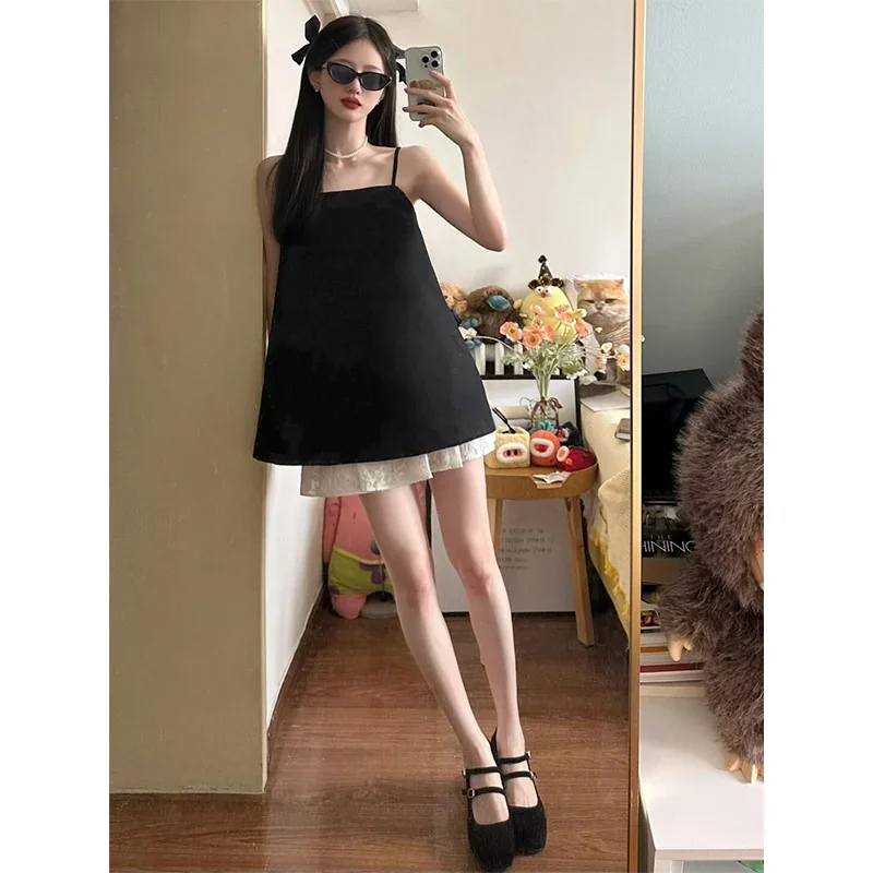 Crop Top Crochet - Renk Kontrast Şık Kız 2 adet