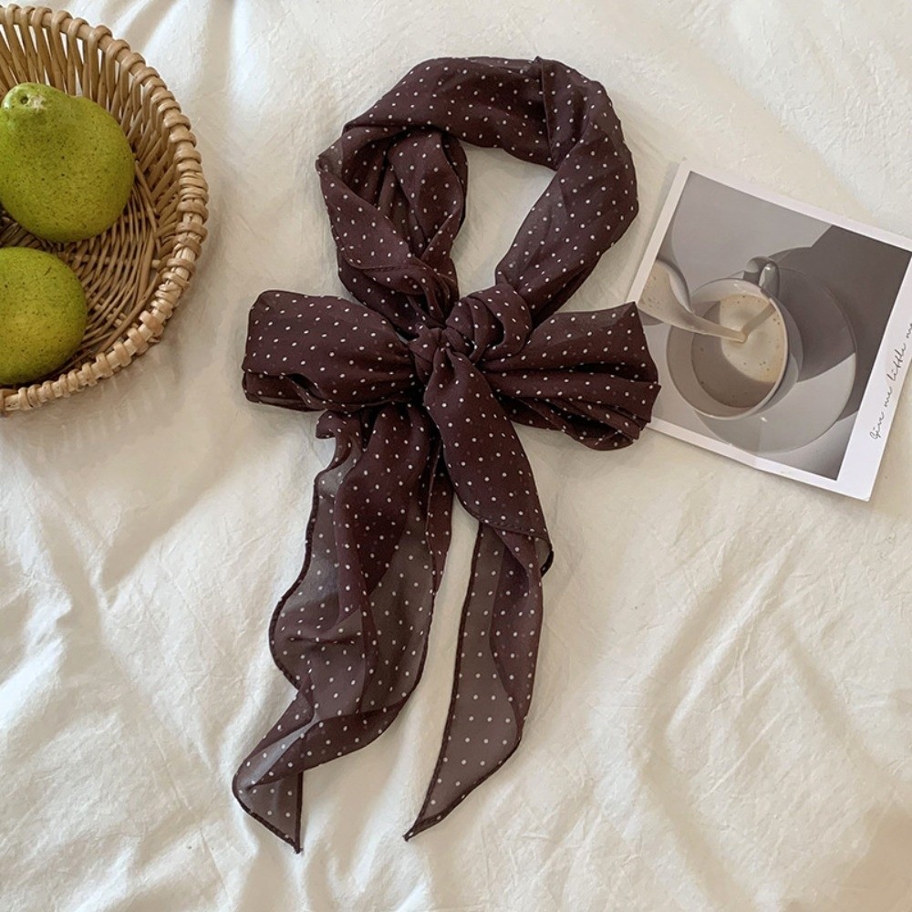 Headband Summer Knit - Moda Kafa Bandı Puantiyeli Eşarp Puantiyeli