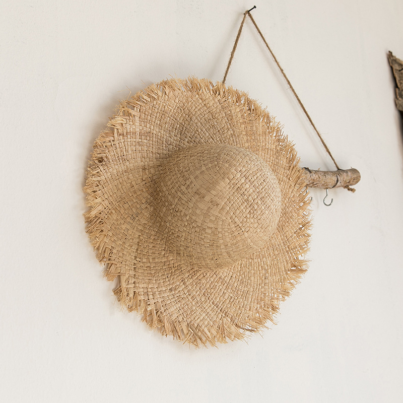 Hat Floppy Wide - Kadın Rafya Hasır Güneş Şapkası Geniş