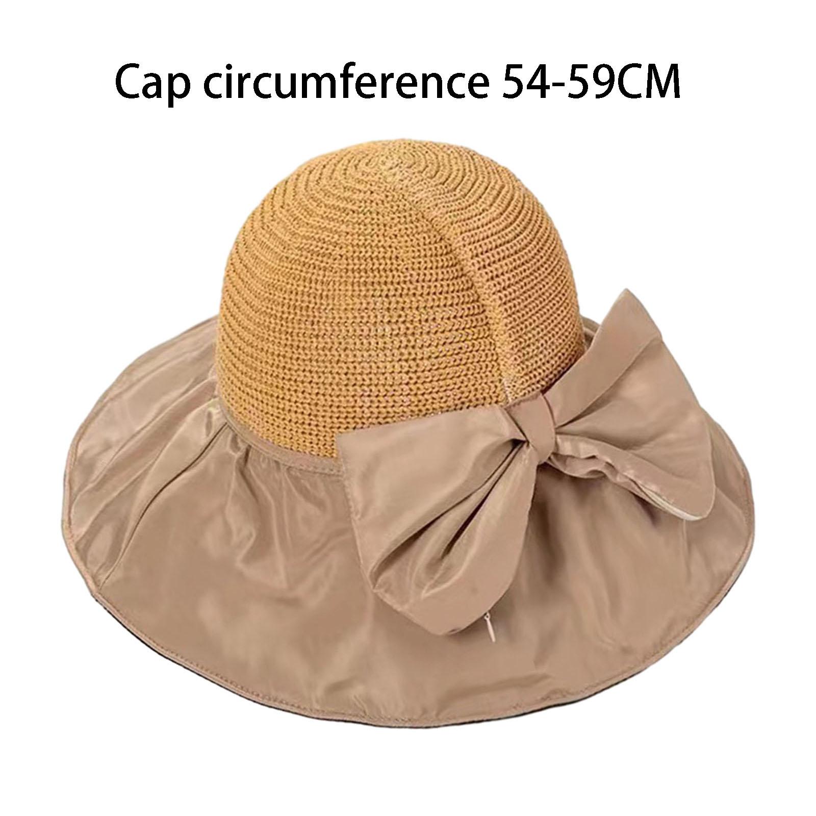 Hat Floppy Wide - Kadınlar için Geniş Kenarlı Güneş Şapkası,
