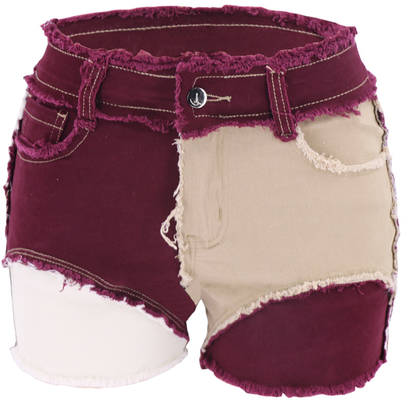 Moda Orta Bel Dar Kesim Yırtık - Shorts Denim Frayed incelemesi ve fiyatı