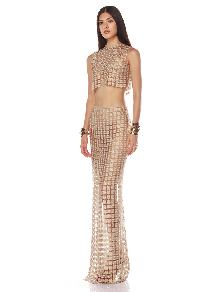 VC Festival ve Parti Şık Elbis - Crop Top Crochet incelemesi ve fiyatı