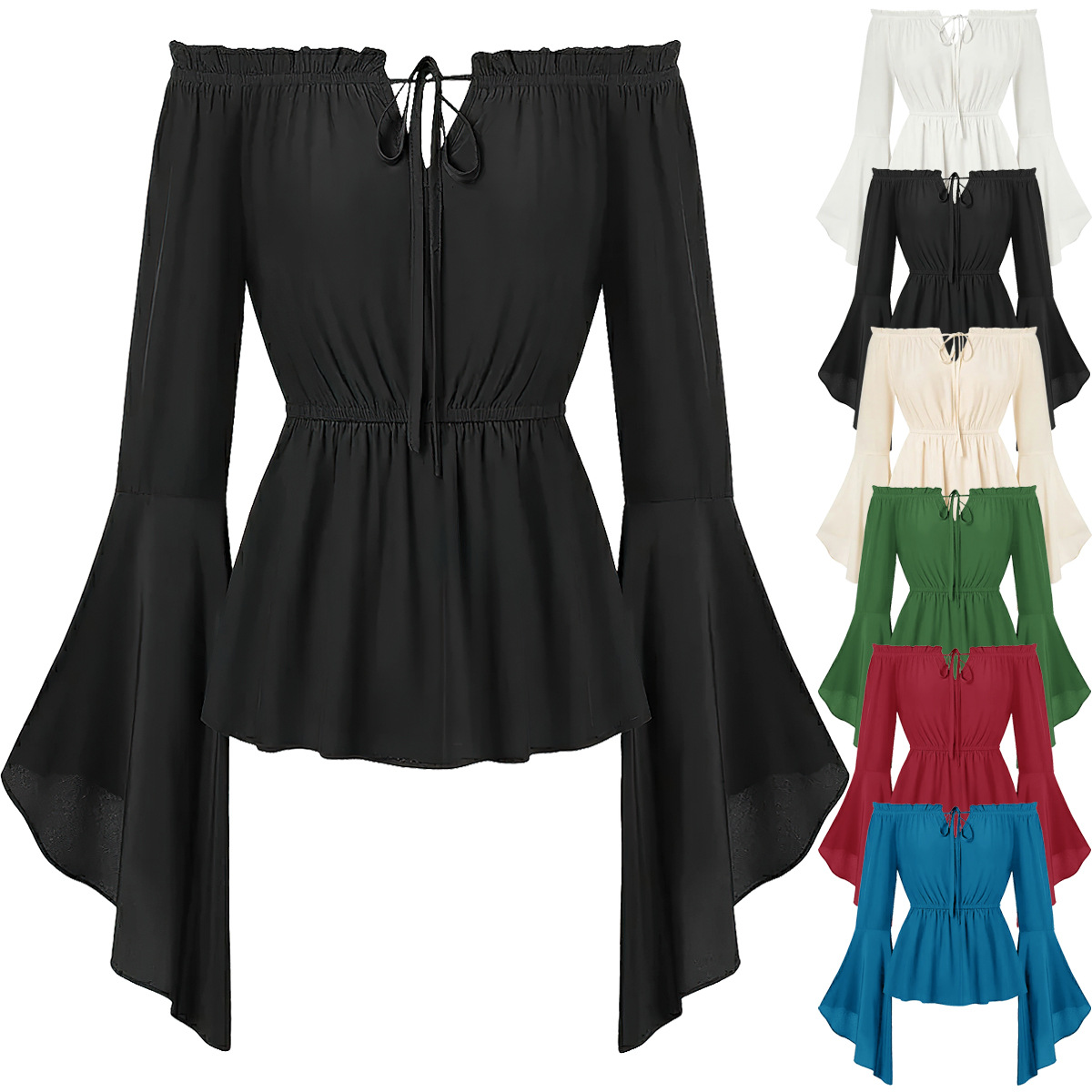 Omuzları Açık Ortaçağ Kostüm B - Blouse Off Shoulder incelemesi ve fiyatı