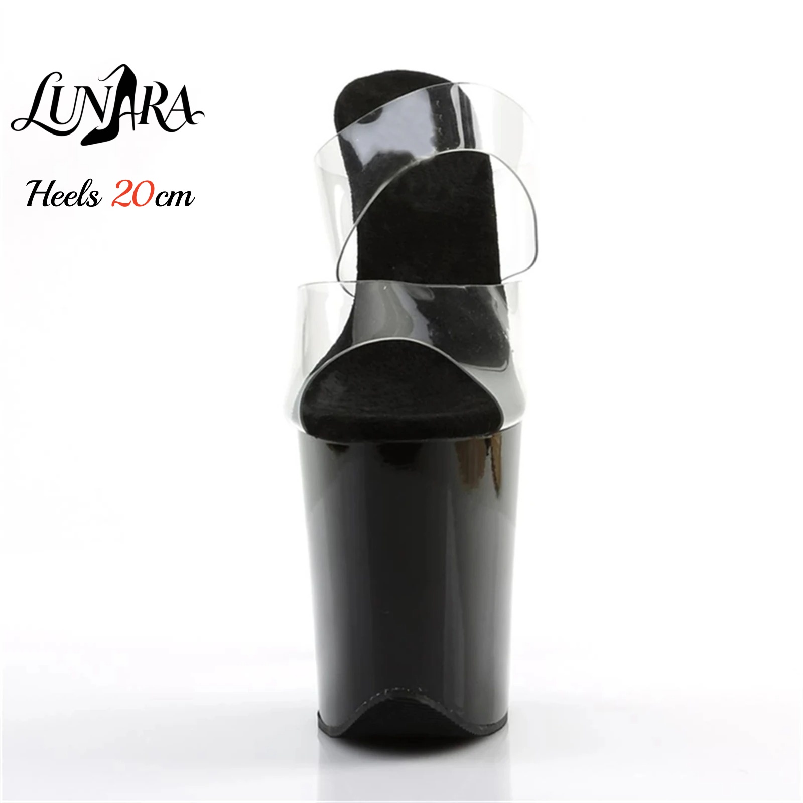 20 cm Şeffaf PVC Askılı Ultra  - Sandal Strappy Heeled incelemesi ve fiyatı