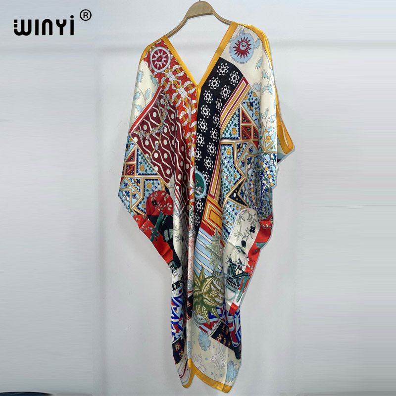 WINYI 2023 yeni Bohemian moda  - Cover Up Kaftan incelemesi ve fiyatı