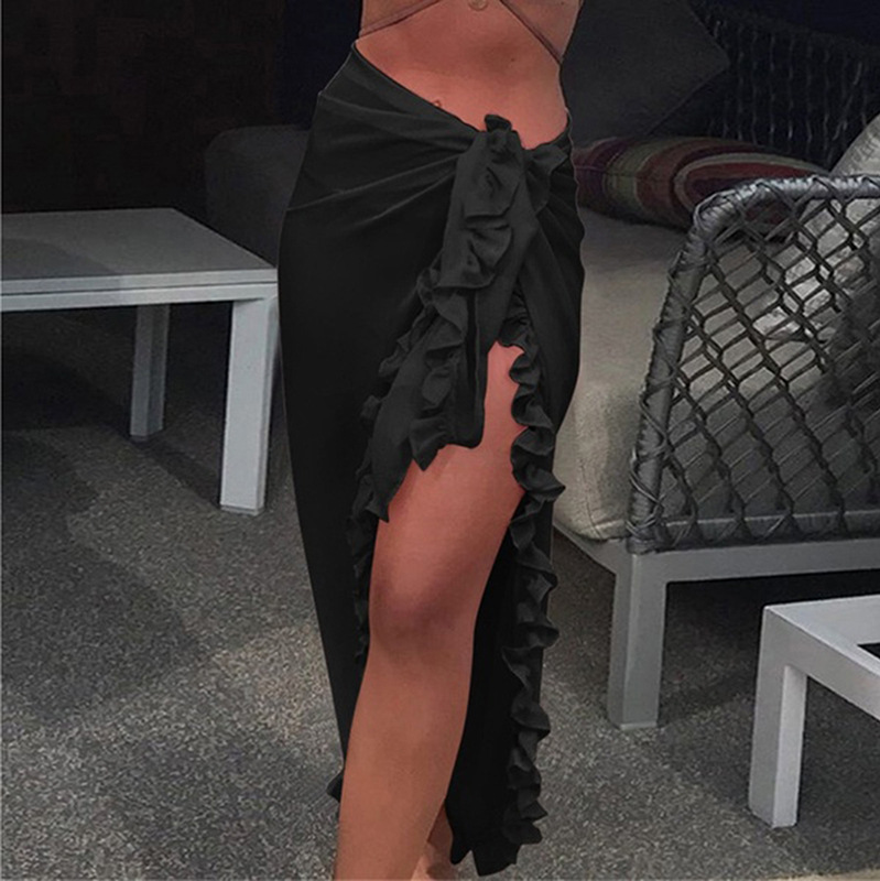 Kadınlar için 5 Renk Fırfır Ma - Cover Up Kaftan incelemesi ve fiyatı