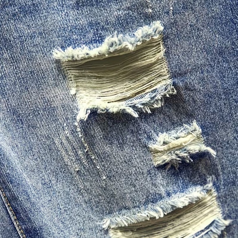Erkekler Kore Tarzı Eskitilmiş - Shorts Denim Frayed incelemesi ve fiyatı