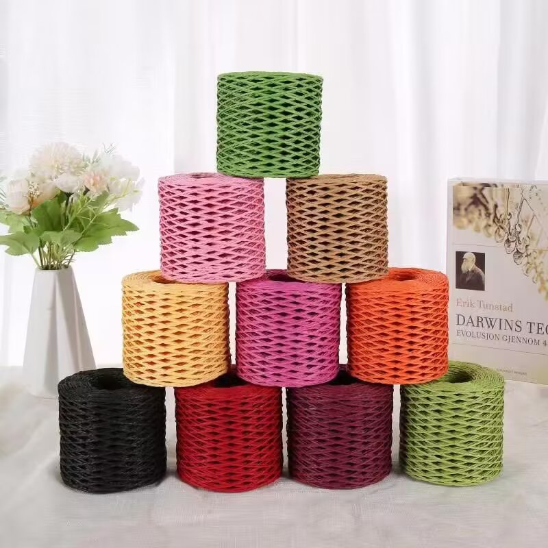 190g Rafya İplik, Bambu Elyafı - Crochet Bag Raffia incelemesi ve fiyatı