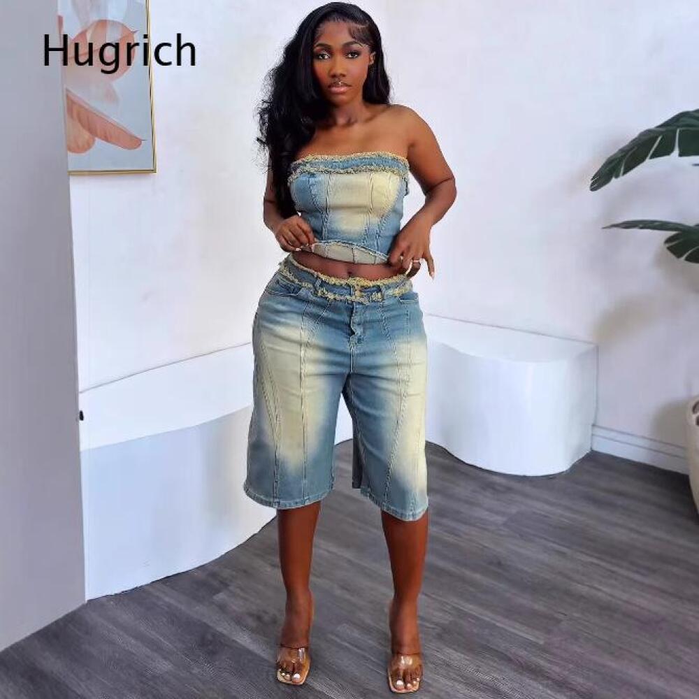 Bayanlar İçin Yıkanmış Straple - Shorts Denim Frayed incelemesi ve fiyatı