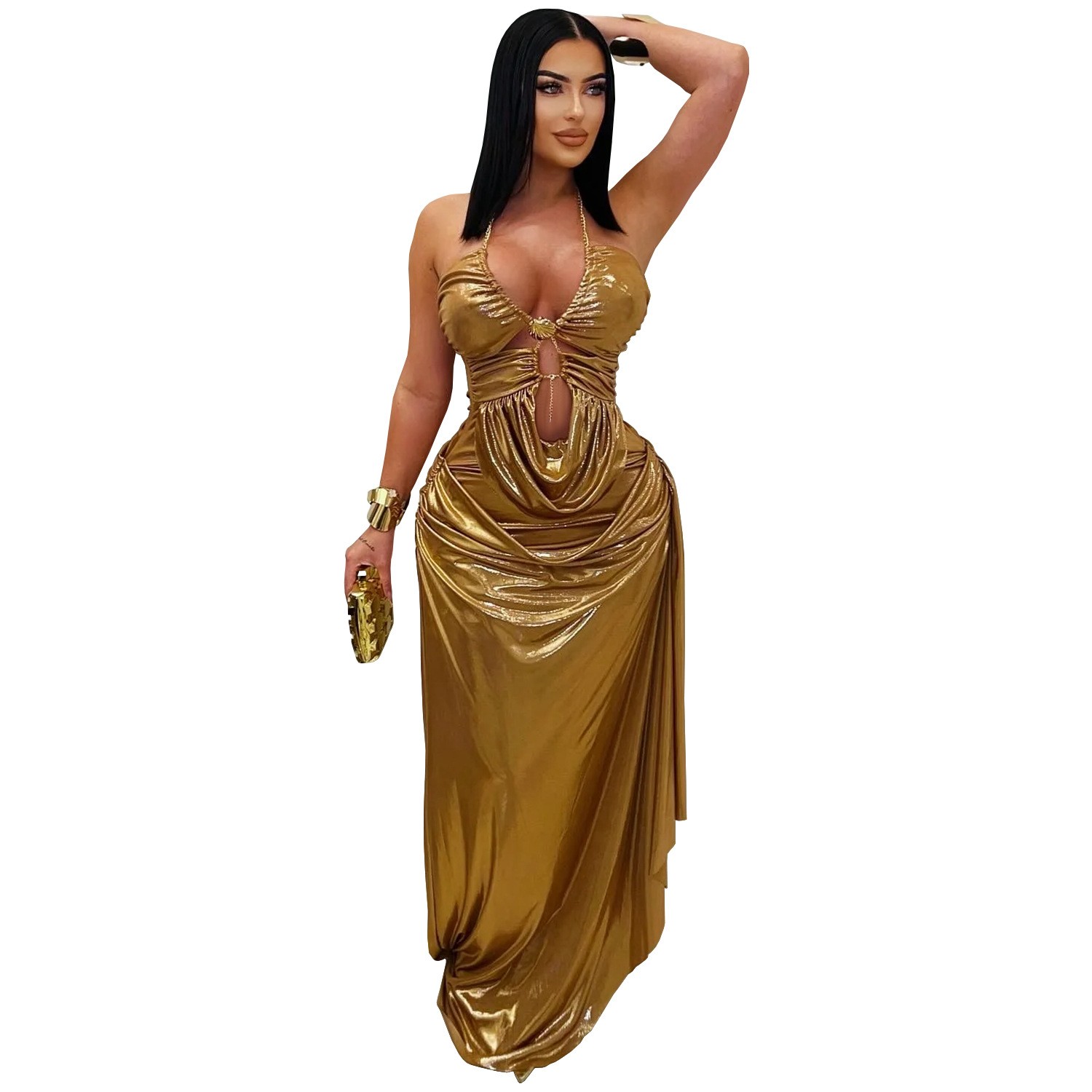 Mezuniyet Elbisesi Abiye Düğün - Maxi Dress Halter incelemesi ve fiyatı