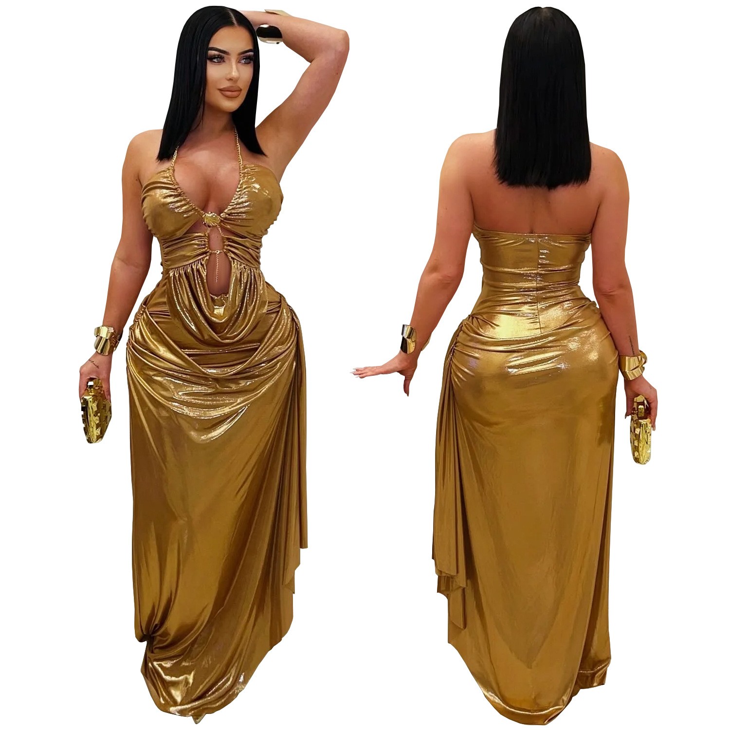 Mezuniyet Elbisesi Abiye Düğün - Maxi Dress Halter incelemesi ve fiyatı