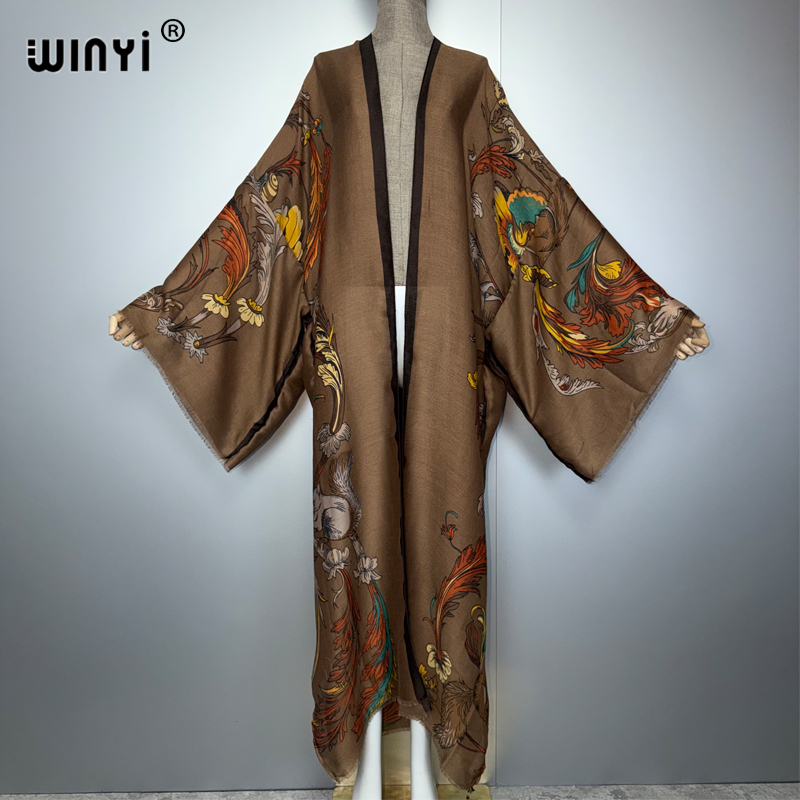 WINYI Afrika bohem kimono maks - Cover Up Kaftan incelemesi ve fiyatı