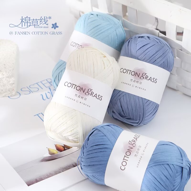 50g Pamuklu Çim İpliği Rafya T - Crochet Bag Raffia incelemesi ve fiyatı