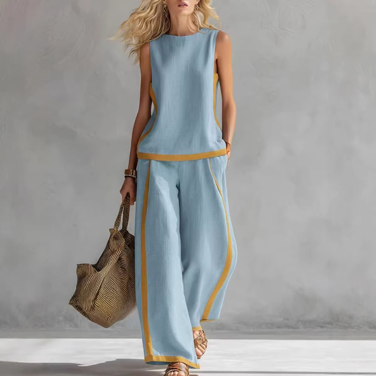 Kadınlar İçin Keten 2 Parça Ta - Linen Pant Wide incelemesi ve fiyatı
