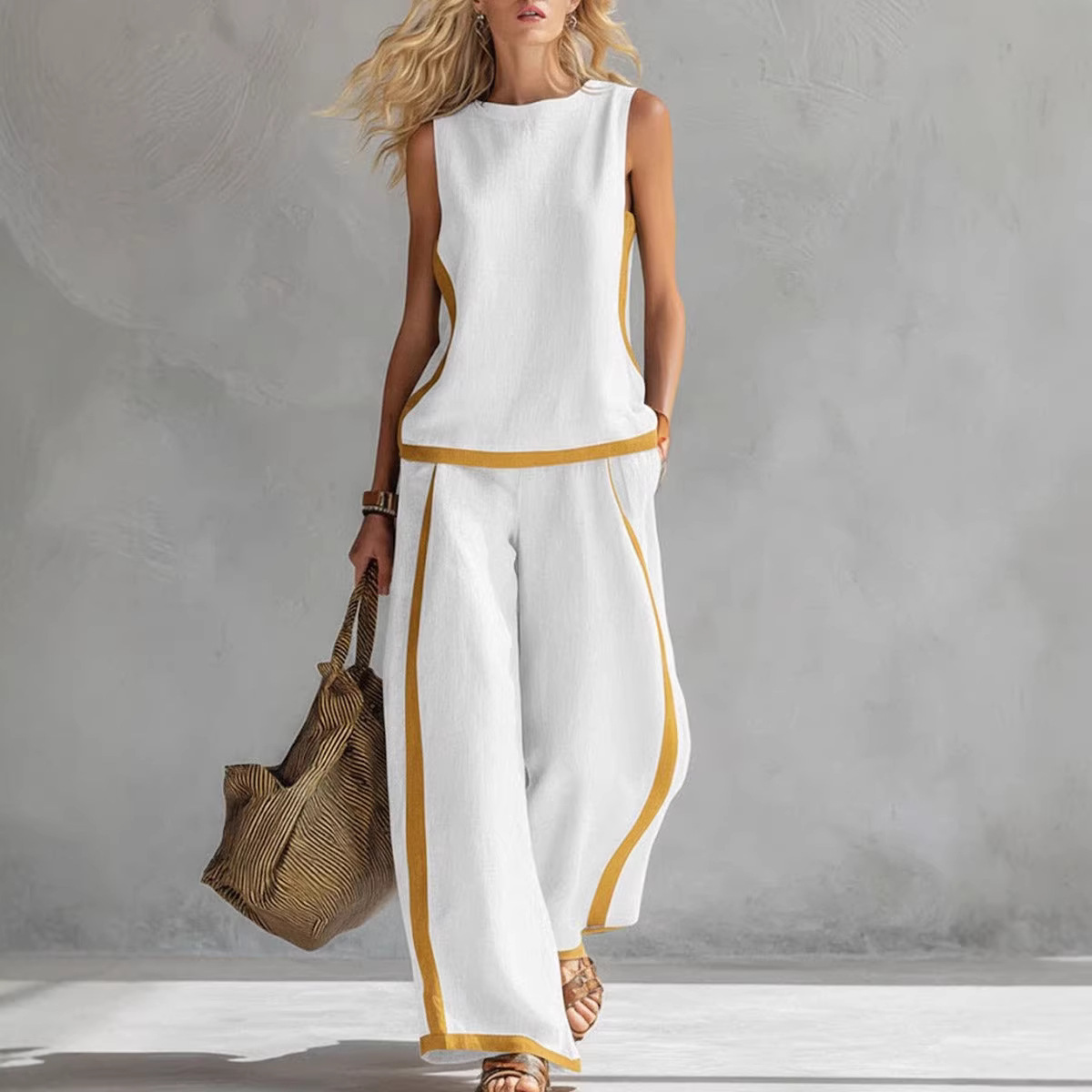 Kadınlar İçin Keten 2 Parça Ta - Linen Pant Wide incelemesi ve fiyatı