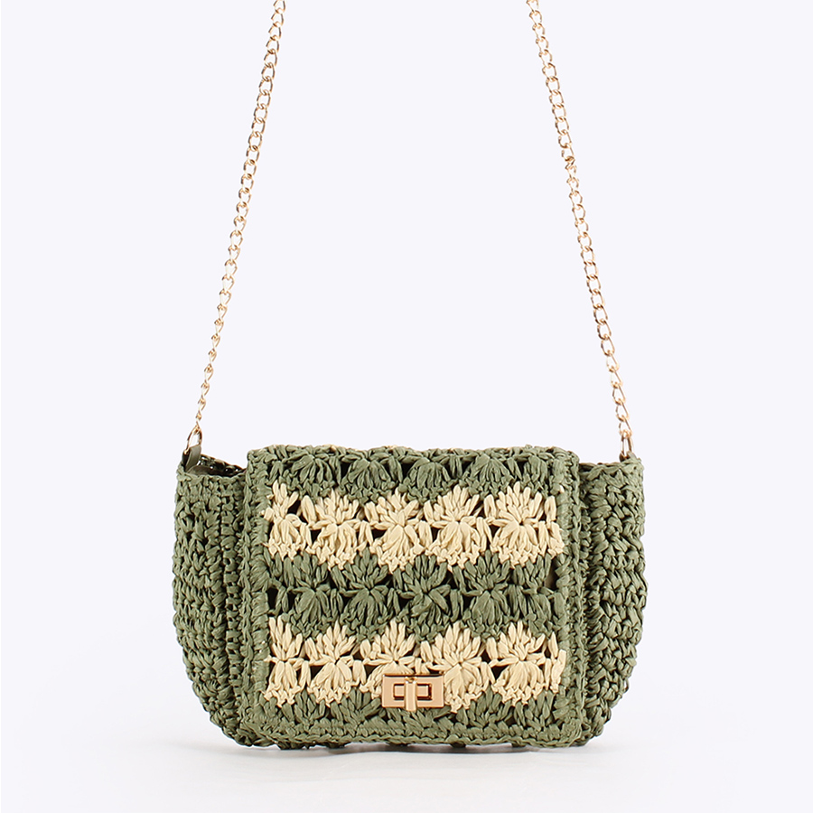 Kadınlar için Hasır Çapraz Ask - Crochet Bag Raffia incelemesi ve fiyatı