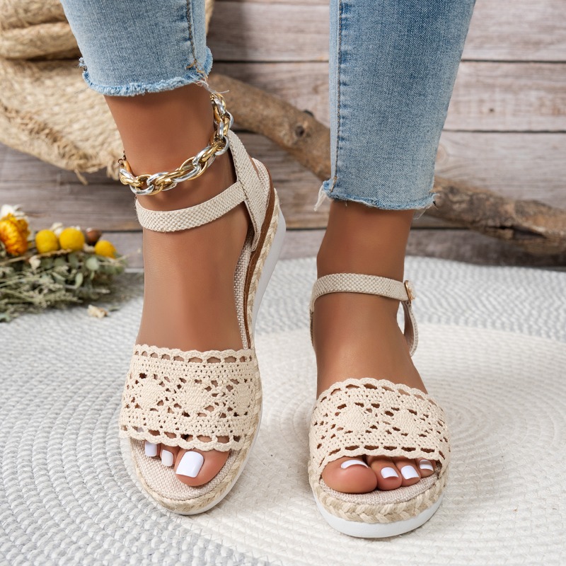 Kadın Dantel Dolgu Topuklu San - Wedge Espadrille Women incelemesi ve fiyatı