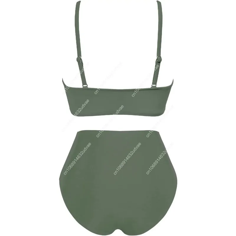 Kadın Yüksek Belli Bikini Takı - Swimsuit Bikini Ruched incelemesi ve fiyatı