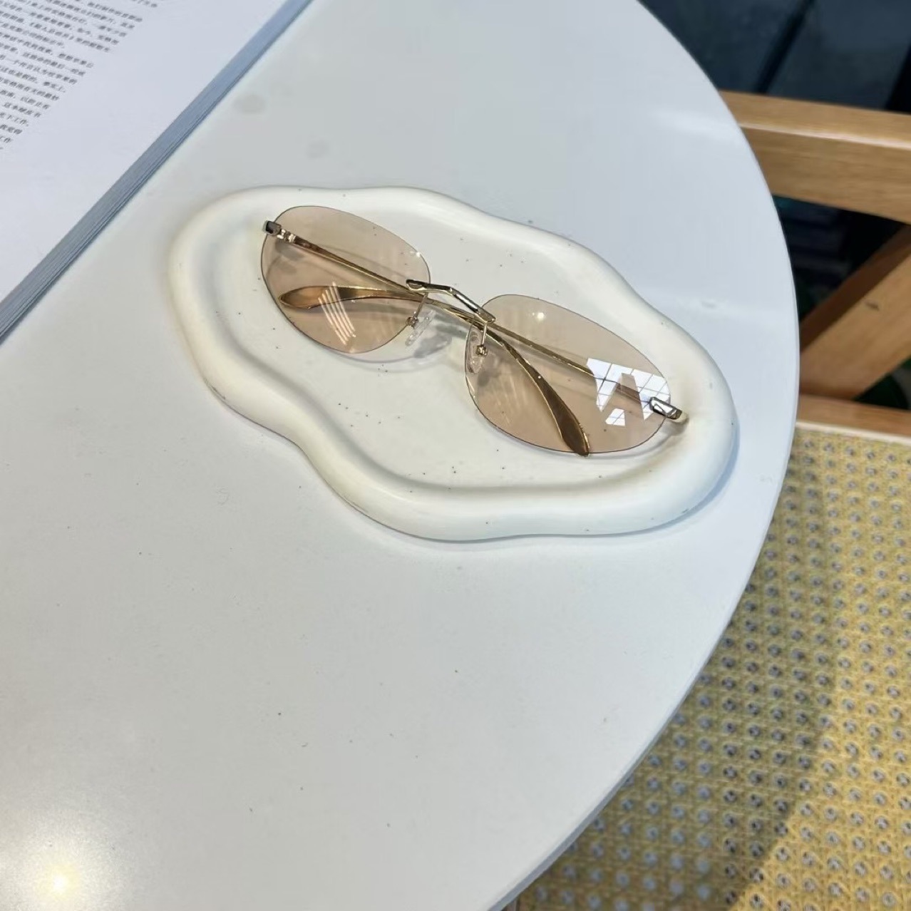 UV400 Çerçevesiz Tonlar, Kedi  - Sunglasses Cat Eye incelemesi ve fiyatı