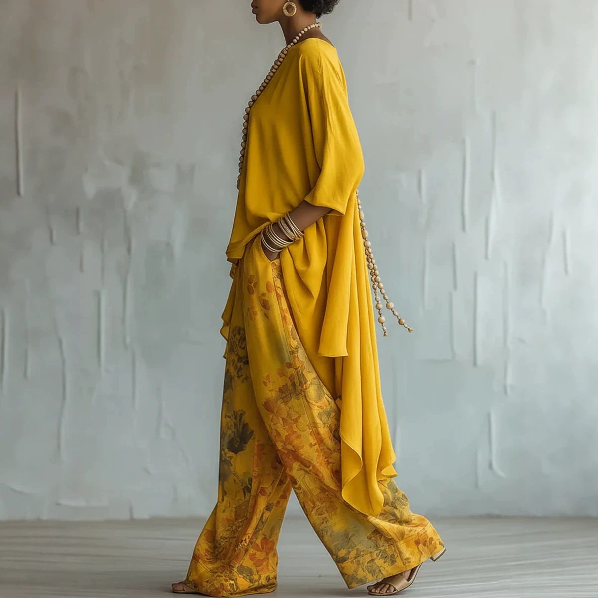 Kadın 2 Parça Keten Kıyafet Se - Linen Pant Wide incelemesi ve fiyatı