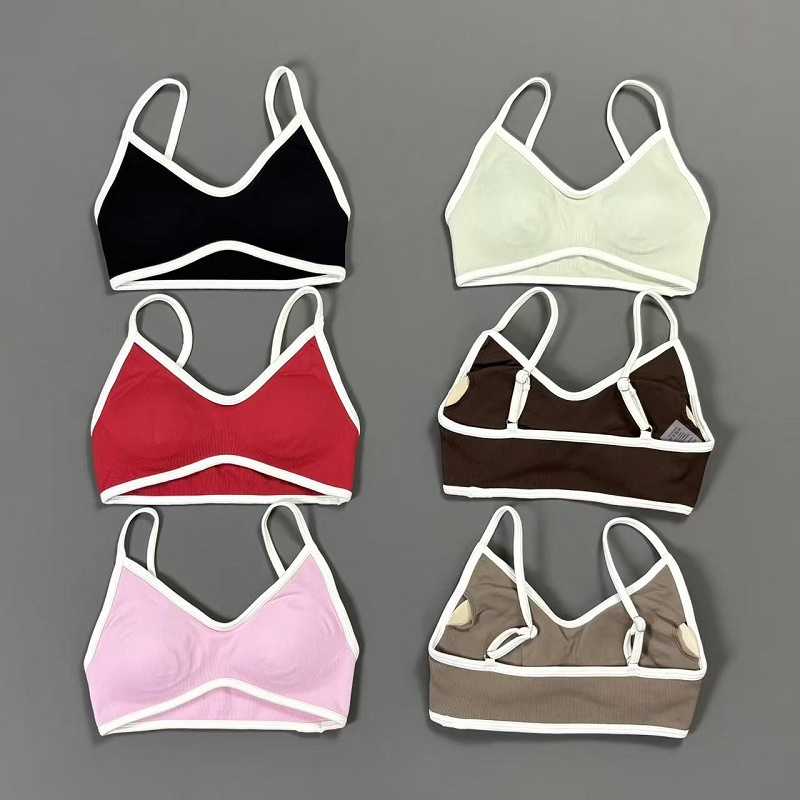 Kadınlar Kontrast Çizgili Yoga - Crop Top Crochet incelemesi ve fiyatı
