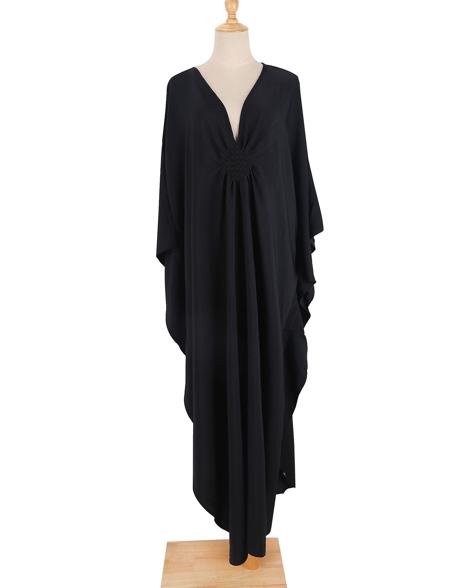 Kadınlar için Tek Renk V Yaka  - Cover Up Kaftan incelemesi ve fiyatı