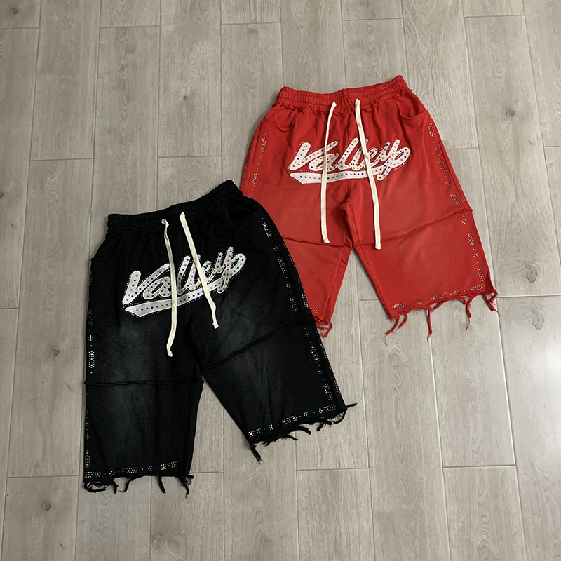 VALLEY Erkek Siyah Diz Boyu Gü - Shorts Denim Frayed incelemesi ve fiyatı