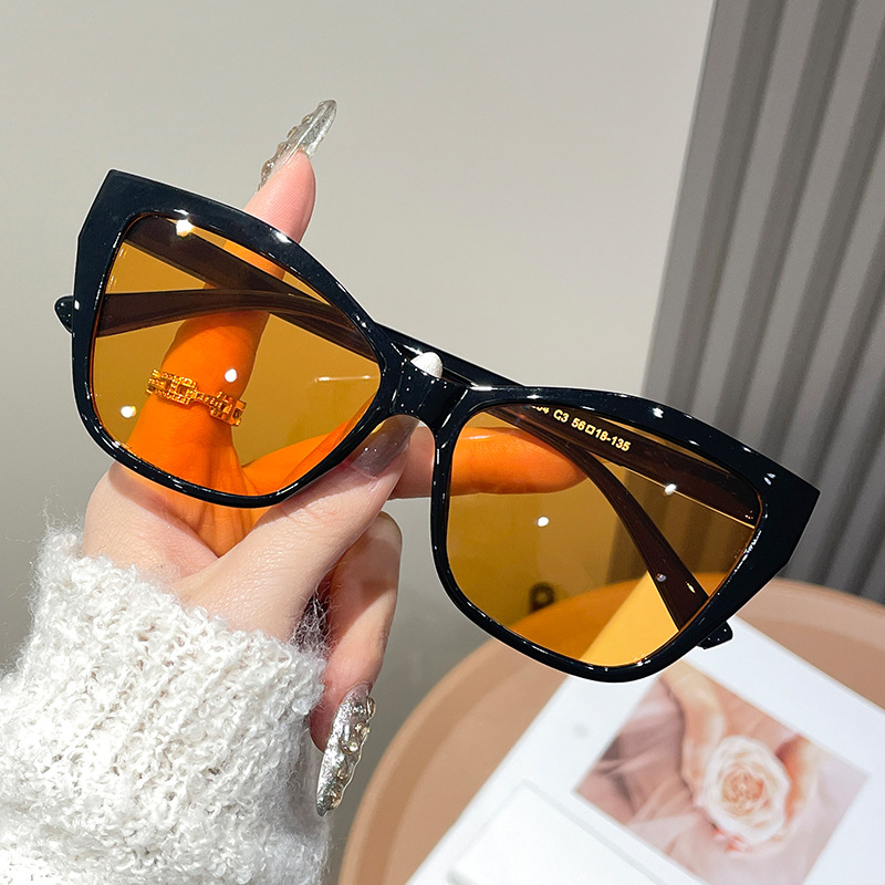 Kadınlar Renk Bloklu Kedi Gözü - Sunglasses Cat Eye incelemesi ve fiyatı