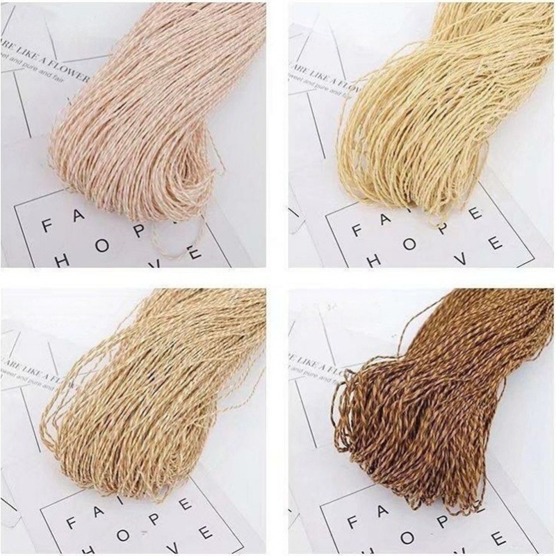 200g 2 katlı Pamuk Rafya İpliğ - Crochet Bag Raffia incelemesi ve fiyatı