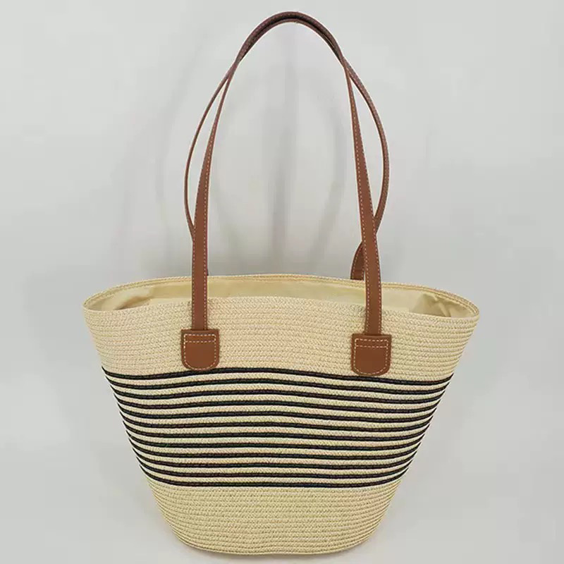 CLAREGQI Kadın Çizgili Hasır Ç - Tote Bag Beach incelemesi ve fiyatı