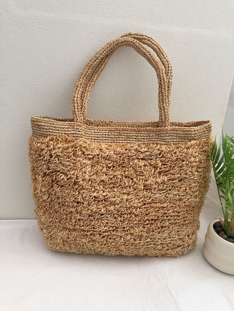 Lüks Rafya Hasır Çanta Bohemia - Crochet Bag Raffia incelemesi ve fiyatı