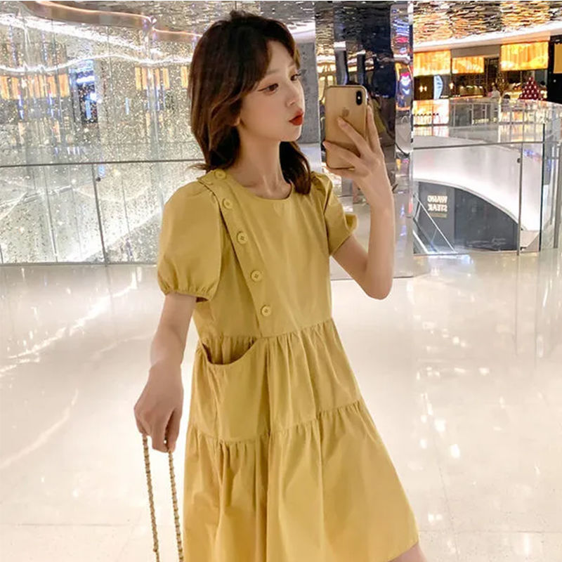2021 gevşek zarif kore Casual  - Linen Dress Wrap incelemesi ve fiyatı