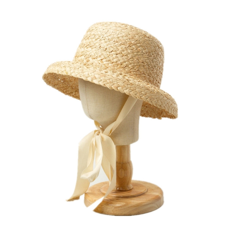 Handwoven çocuklar hasır şapka - Hat Floppy Wide incelemesi ve fiyatı