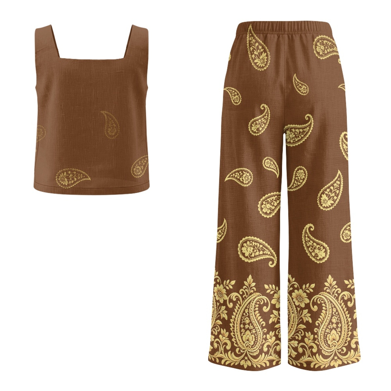 INSTANTARTS Kadın Keten Yelek  - Linen Pant Wide incelemesi ve fiyatı