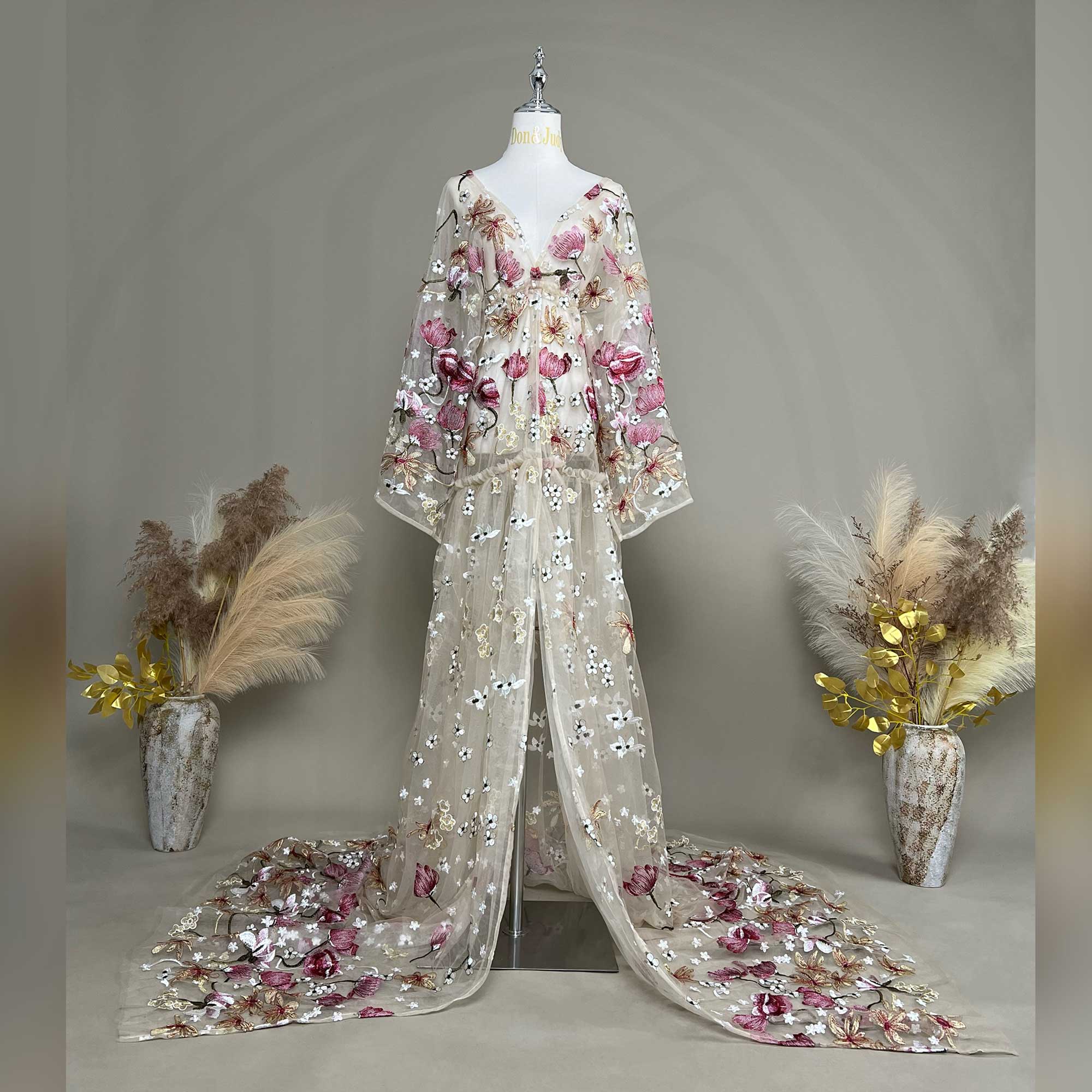 Don&Judy Kelebek Aplikeli ve Ç - Kimono Sheer Floral incelemesi ve fiyatı