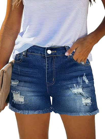 Günlük Vintage Kot Şort Yüksek - Shorts Denim Frayed incelemesi ve fiyatı