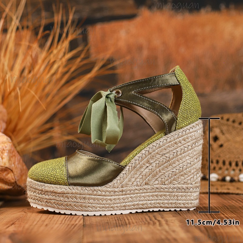 Yuvarlak Burunlu Topuklu Kadın - Wedge Espadrille Women incelemesi ve fiyatı