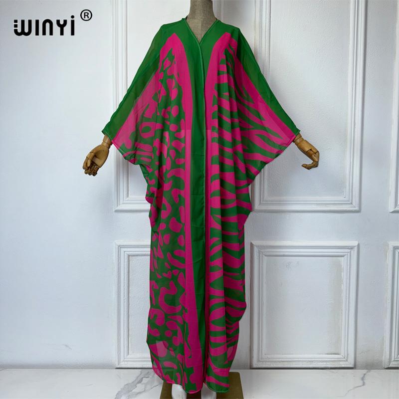 WINYI Afrika Bohem Baskılı Kim - Cover Up Kaftan incelemesi ve fiyatı