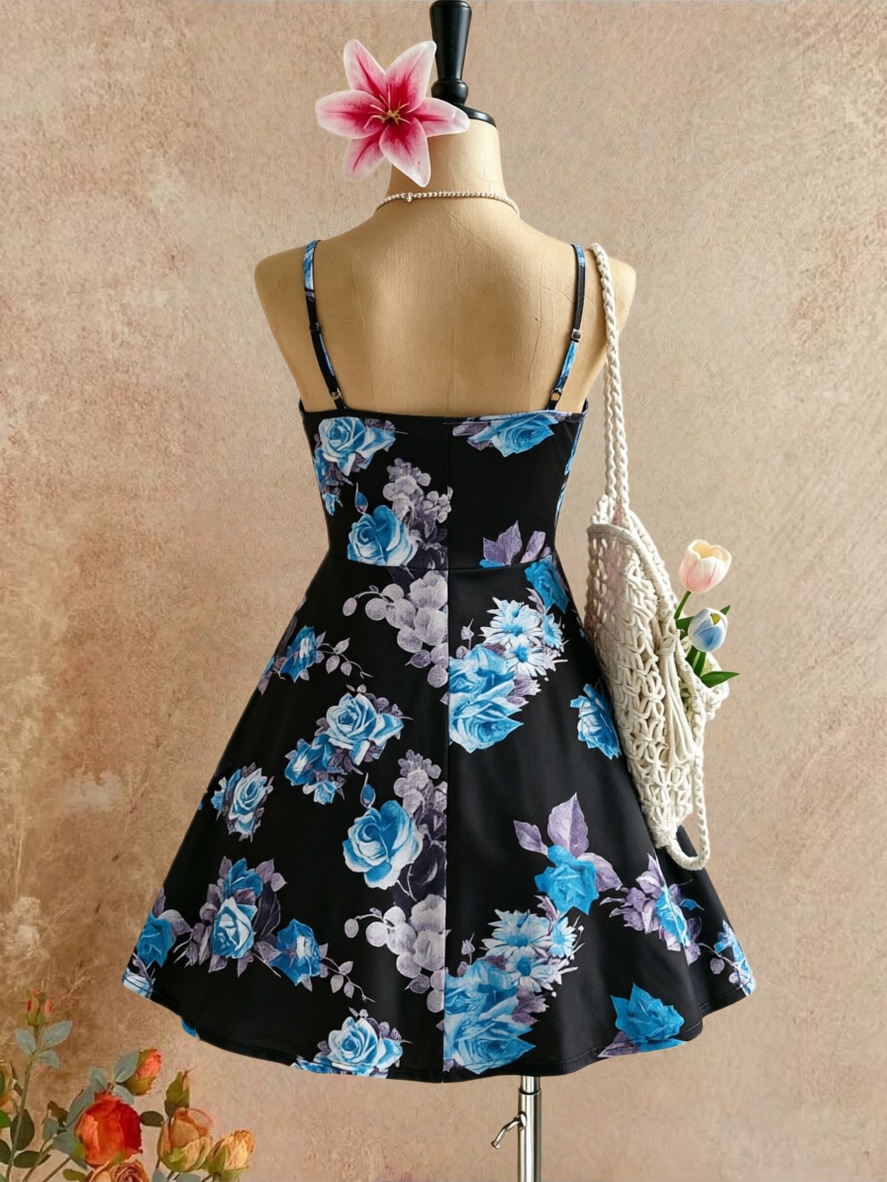 Büyük Beden Kadınlar İçin Spag - Romper Floral Print incelemesi ve fiyatı