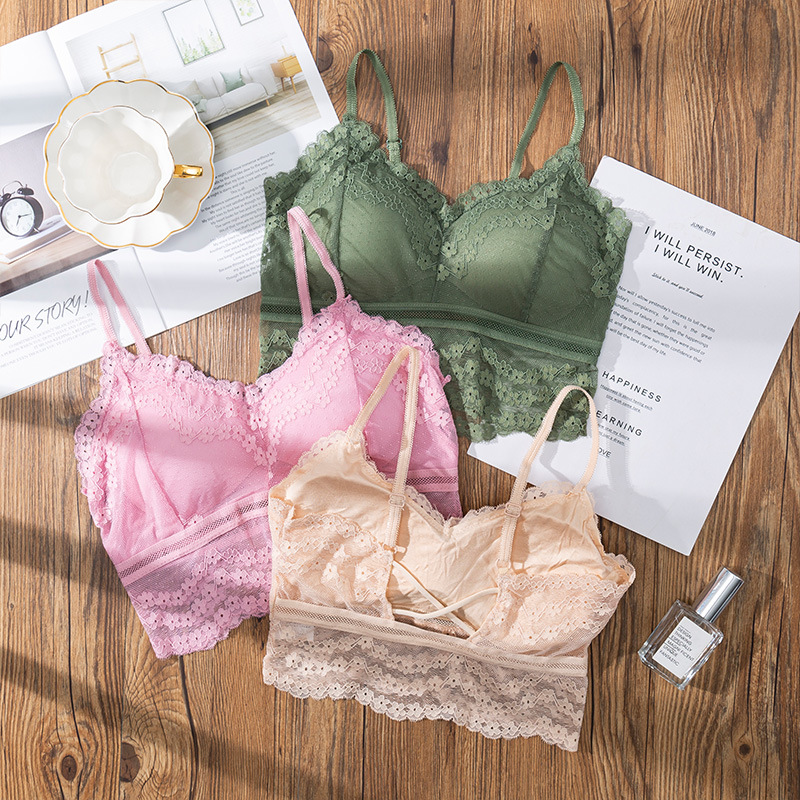 3D seksi dantel iç çamaşırı di - Bralette Triangle Set incelemesi ve fiyatı