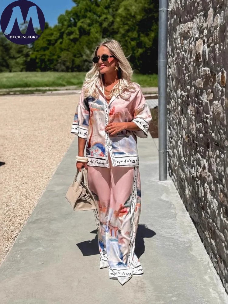 Kadın Yaz Yeni Zarif Baskılı Y - Linen Pant Wide incelemesi ve fiyatı