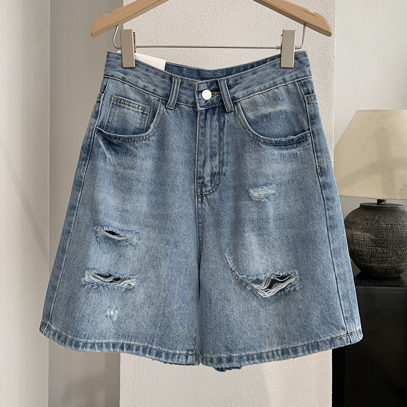 Denim Kısa Pantolon Kadın Kot  - Shorts Denim Frayed incelemesi ve fiyatı