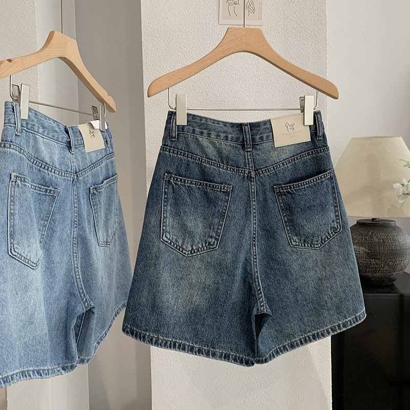 Denim Kısa Pantolon Kadın Kot  - Shorts Denim Frayed incelemesi ve fiyatı