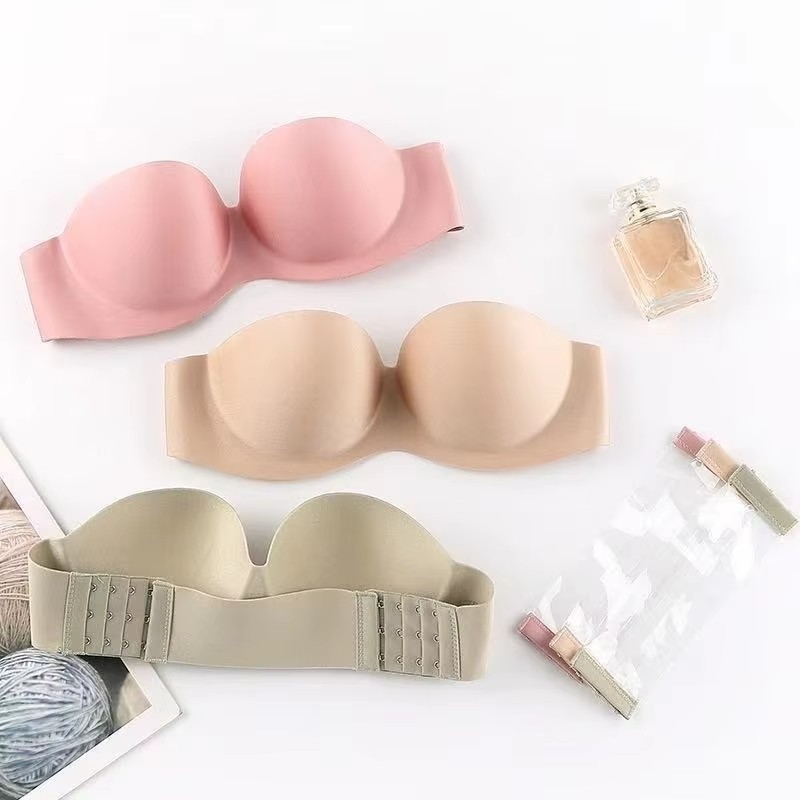 Kadın Seksi Straplez Push-Up Y - Bralette Triangle Set incelemesi ve fiyatı