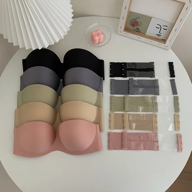 Kadın Seksi Straplez Push-Up Y - Bralette Triangle Set incelemesi ve fiyatı