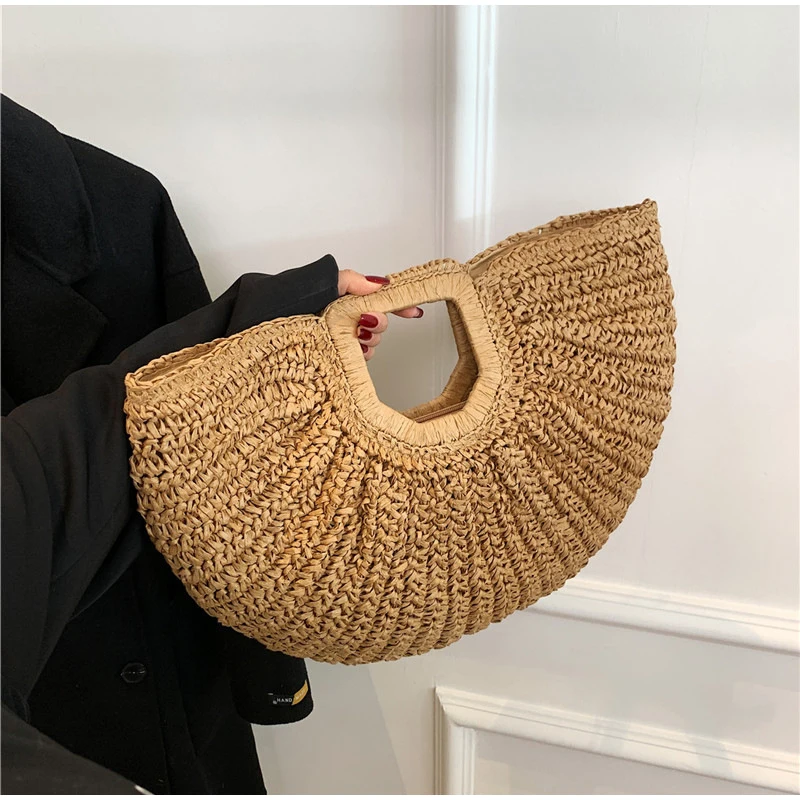 Marka Dokuma el çantası Lüks Y - Crochet Bag Raffia incelemesi ve fiyatı