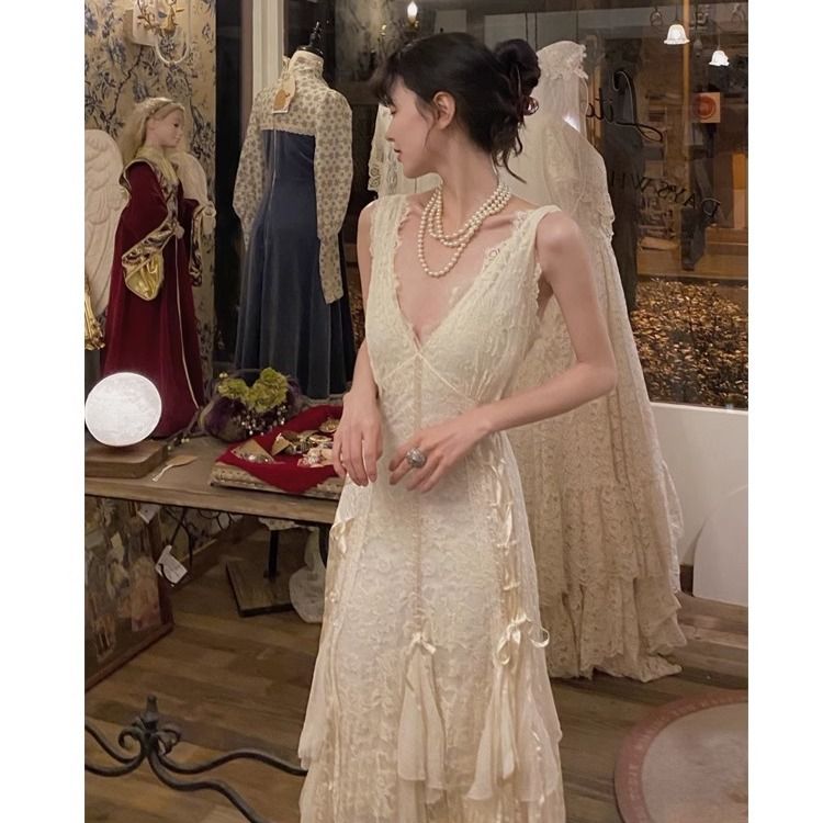 Gotik Dantel Elbise Seksi Maxi - Maxi Dress Halter incelemesi ve fiyatı